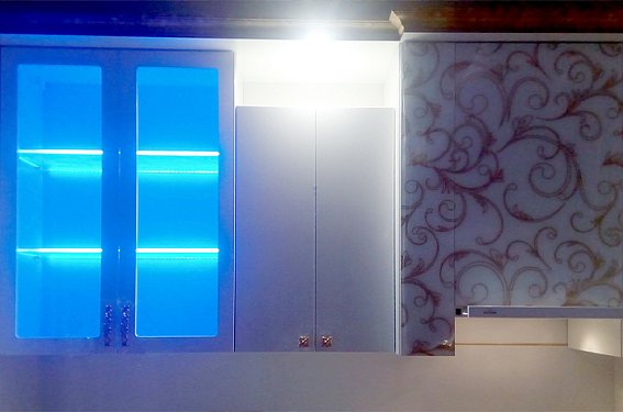 Подсветка Arlight для стеклянных полок мебели