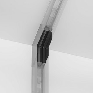 Угловой коннектор внутренний Gravity накладной черный