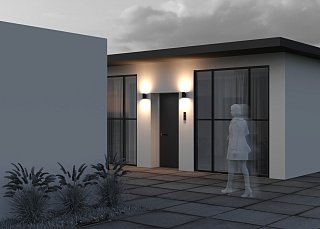 Настенный светильник (бра) Shim 3000К 10Вт IP 65