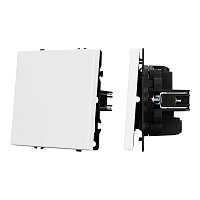 Механизм выключателя одноклавишный перекрёстный SWT-NOBE-MKX1-SFPL-WH (230V, 10A) (Arlight, -)