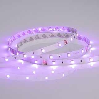 Светодиодная лента RT-B30-10mm 24V RGB (7.2 W/m, IP20, 5060, 5m) (Arlight, Открытый)