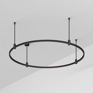 Основание ART-APRIORI-ROUND-ROD-400-R1200 (BK) (Arlight, IP20 Металл, 3 года)