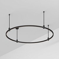 Основание ART-APRIORI-ROUND-ROD-400-R1200 (BK) (Arlight, IP20 Металл, 3 года)