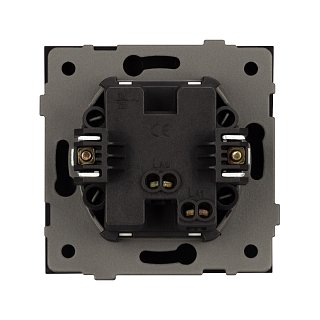 Механизм выключателя одноклавишный непроходной SWT-TENDO-MK01-SFPL-BK (230V, 10A) (Arlight, -)