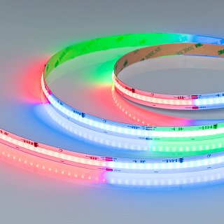 Светодиодная лента SPI-COB-X630-12mm 24V RGB-PX63 (11 W/m, IP20, 5m) (Arlight, -)