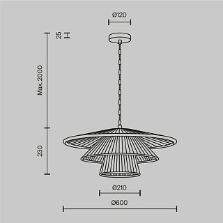 Подвесной светильник Costa E27х1