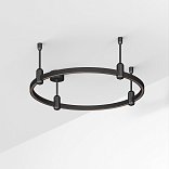 Основание ART-APRIORI-ROUND-ROD-200-R600 (BK) (Arlight, IP20 Металл, 3 года)