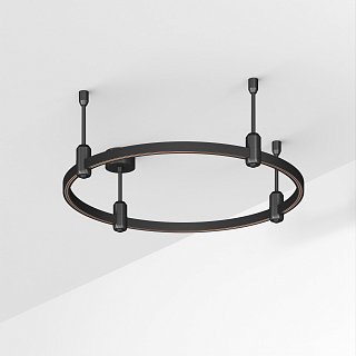 Основание ART-APRIORI-ROUND-ROD-200-R600 (BK) (Arlight, IP20 Металл, 3 года)