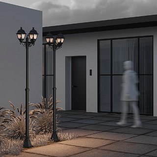 Садово-парковый светильник Abbey Road E27х3 60Вт IP 44