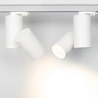 Светильник SP-POLO-TRACK-TURN-R85-15W Warm3000 (WH-WH, 40 deg) (Arlight, IP20 Металл, 3 года)