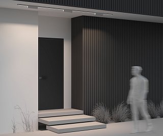 Уличный трековый светильник Points Elasity IP 3000K 20Вт 38° белый