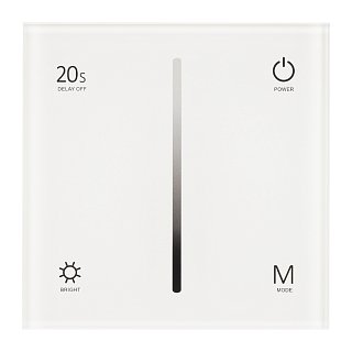 Панель SMART-P6-DIM-G-IN White (12-24V, 4x3A, Sens, 2.4G) (Arlight, IP20 Пластик, 5 лет)