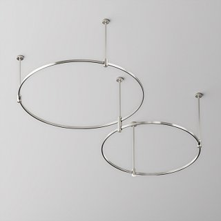 Шинопровод круглый 800 мм Flarity платина