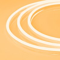 Гибкий неон ARL-NEON-1608PH-SIDE 24V Amber (Arlight, 8 Вт/м, IP65)