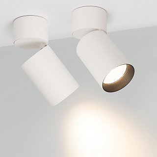 Светильник SP-POLO-SURFACE-FLAP-R85-15W Warm3000 (WH-BK, 40 deg) (Arlight, IP20 Металл, 3 года)