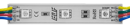 ELF 3SMD диода 5050, 12В, RGB, тип В, корпус glue