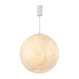 Светильник SP-SILKA-HANG-R600-12W Warm2700 (WH, 330 deg, 230V) (Arlight, IP20, Натуральный шелк, 3 года)