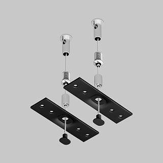 Подвес тросовый 2 шт. Exility черный