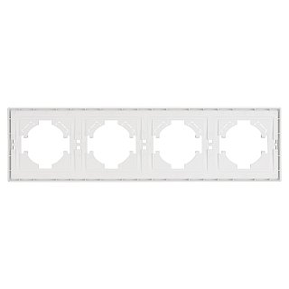 Рамка пластиковая FRM-TENDO-SFPL-4-WH (Arlight, -)