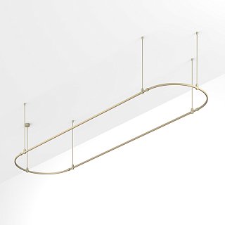 Основание ART-APRIORI-OVAL-ROD-800-4000x1000 (OG) (Arlight, IP20 Металл, 3 года)