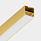 Подвесной/накладной алюминиевый профиль Design LED LS 5050, 2500 мм, золотой, LS.5050-G-R