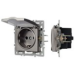 Механизм розетки влагозащищённый SCT-MCP-PL-GR (250V, 16A) (Arlight, -)