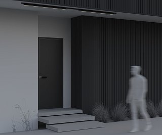 Уличный трековый светильник Basis Exility IP 3000К 30Вт 120° черный