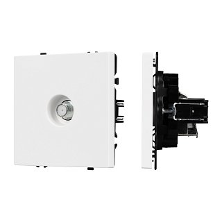 Механизм спутниковой розетки SCT-NOBE-MST1-SFPL-WH (SAT) (Arlight, Белый кварц)