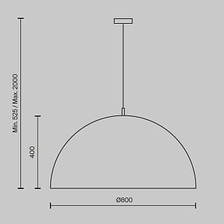 Подвесной светильник Dome E27х5