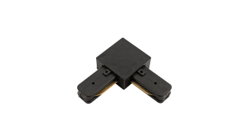 L коннектор для однофазных трековыx систем, Черный,KXZ-BL-L