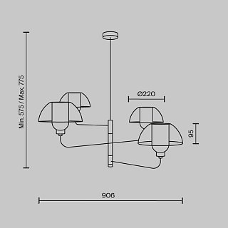 Подвесной светильник Memory E14х4