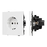 Механизм электрической розетки SCT-TENDO-MEU1-PL-WH (230V, 16A) (Arlight, -)