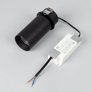 Светильник SP-GABI-BUILT-FLAP-R50-9W Warm3000 (BK, 36 deg, 230V) (Arlight, IP40 Металл, 5 лет)