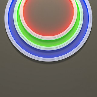 Гибкий неон 12x12 24В 14,4Вт/м RGB IP67 5м