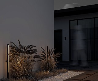 Ландшафтный светильник Pole 3000K 12Вт IP 65