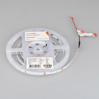 Светодиодная лента NT-A60-8mm 12V White6000 (4.8 W/m, IP20, 3528, 5m) (Arlight, Открытый)