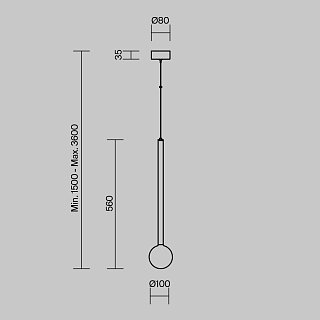 Подвесной светильник Bubble dream 3000К 3Вт