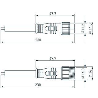 Коннектор подключения ARL-LINE-4pin (DMX512) (Arlight, Закрытый)