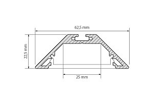 Профиль SL-ZOOM-64-2000 ANOD (Arlight, -)
