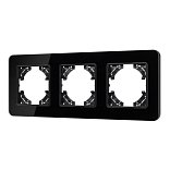 Рамка стеклянная FRM-OMALI-GS-3-BK (Arlight, -)