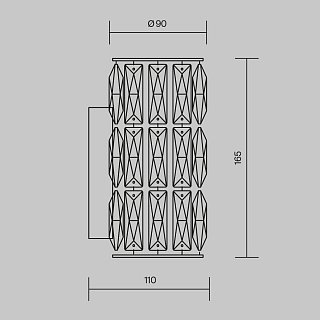 Настенный светильник (бра) Talento G9х1 40Вт