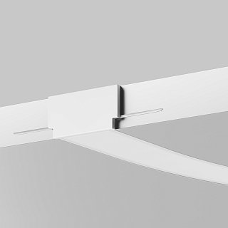 Алюминиевый профиль встраиваемый с боковым изгибом ALM-6214SB-S-2M