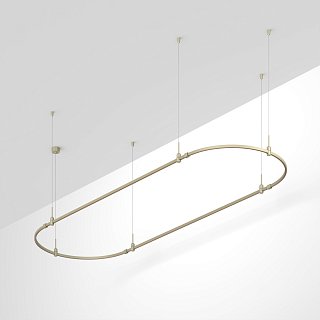 Основание ART-APRIORI-OVAL-HANG-3000x1000 (OG) (Arlight, IP20 Металл, 3 года)