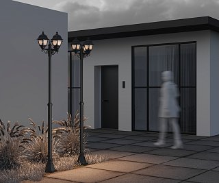 Садово-парковый светильник Abbey Road E27х3 60Вт IP 44