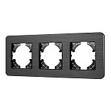 Рамка алюминиевая FRM-AKIRY-AL-3-BK (Arlight, -)