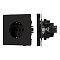 Механизм электрической розетки SCT-TENDO-MEU1-SFPL-BK (230V, 16A) (Arlight, -)