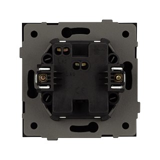 Механизм выключателя одноклавишный непроходной SWT-TENDO-MK01-PL-BK (230V, 10A) (Arlight, -)