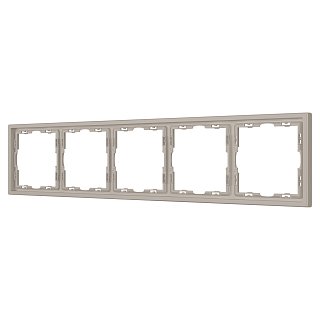 Рамка пластиковая FRM-NOBE-SFPL-5-CA (Arlight, Кашемир)