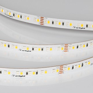 Светодиодная лента RT-A168-10mm 24V RGBW-White (20 W/m, IP20, 5m) (Arlight, высок.эфф.150 лм/Вт)