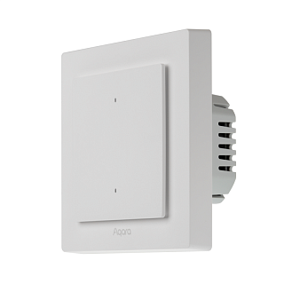 Умный настенный выключатель H2 (2 кнопки, 1 канал) | Aqara Light Switch H2 EU